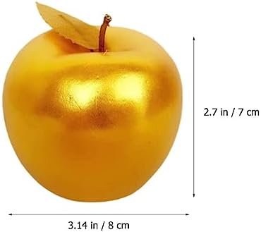 4pcs Artificial Apples for Home Kitchen Decoration