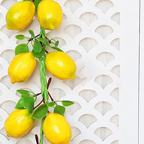 Toyvian Artificial Lemon String Garland 2 Bunches