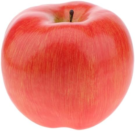 Gresorth Large Size Artificial Light Red Apple 16cm