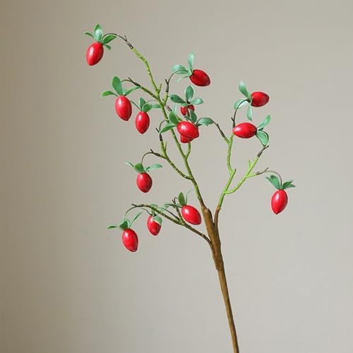 Wnvivi 2pcs 26 Inch Artificial Tomato Branches