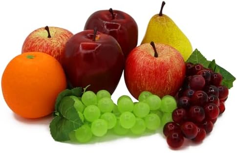 Laiiqi Artificial Fake Fruit 8 Pcs Centerpieces Decor Set