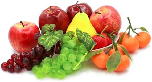 15 Realistic Artificial Fruits Decor Set