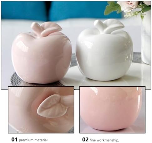 Luxshiny Ceramic Apple Ornament 84cm Christmas Decor
