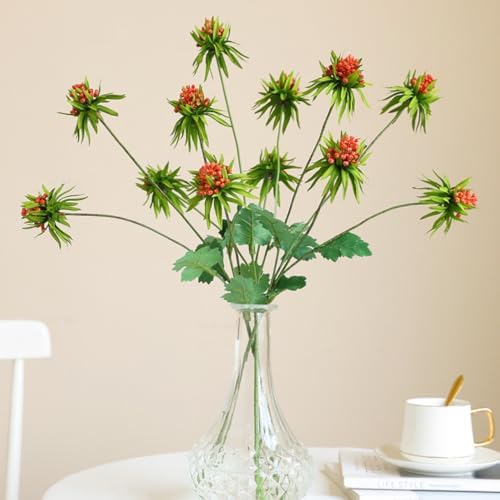 3PCS Artificial Eryngium Foam Fruit for Home Decor