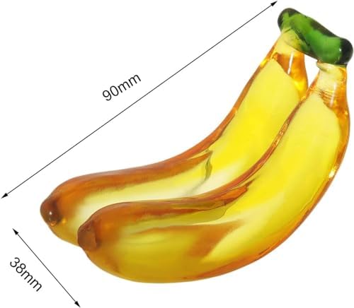 Glass Fruit Sculpture Miniature Figurine for Home Decor