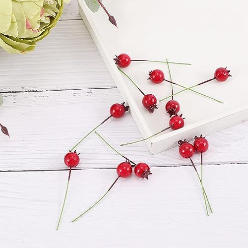 Kopida 40 Pcs Artificial Pomegranate Wire Decor