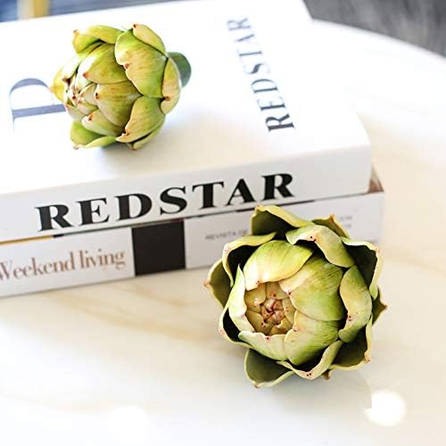 3 pcs Lifelike Artificial Artichoke Home Kitchen Decor