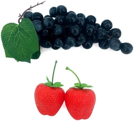 9 PCS Artificial Fruit Decor Set - Realistic Lifelike