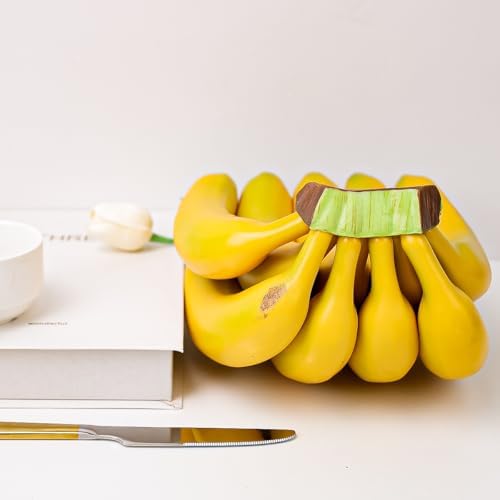 Folmywy 9-Head Banana Artificial Fruit Decor