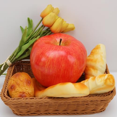 Gresorth Large Size Artificial Light Red Apple 16cm