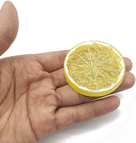 RONYOUNG 40PCS Artificial Lemon Slices Decorative