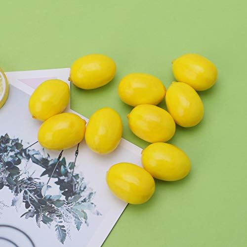 20pcs Artificial Lemon Home Decor Display