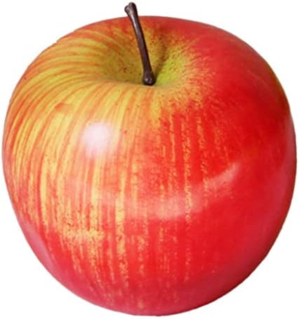 Reusable Plastic Artificial Red Apple Decoration