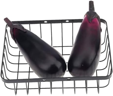 2 PCS Realistic Artificial Eggplant Decorations