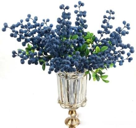 Realistic Artificial Blueberry Stem with Clusters