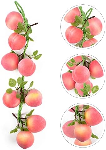 Artificial Peach Pendant 1Pcs for Home Kitchen Party Decor