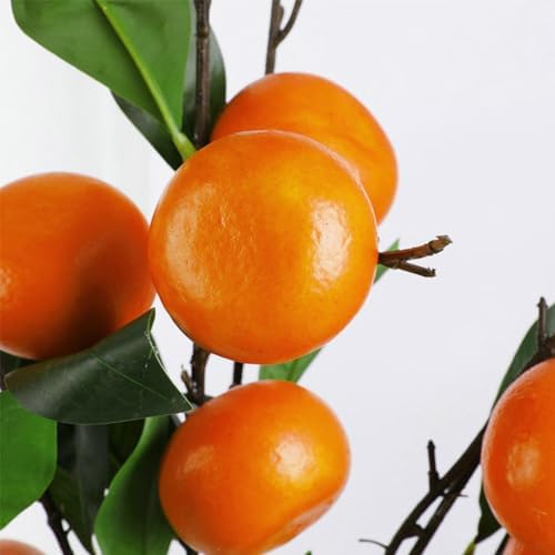 Wnvivi 10Pcs Artificial Lemon Branches for Home Decor