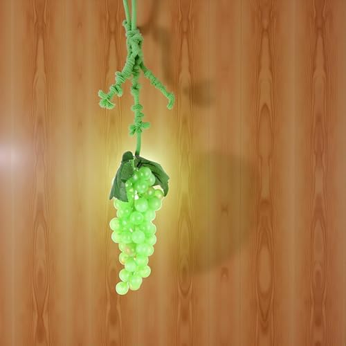 Realistic Green Artificial Grapes Hanging Decor