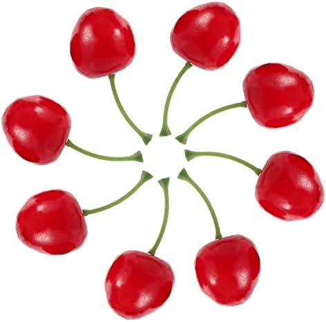 Pack of 25 Artificial Lifelike Cherry Decor