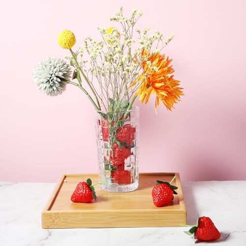 10 PCS Artificial Strawberries Kitchen Decor Lifelike Fruit Photography Props