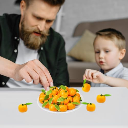 120PCS Mini Artificial Orange Decorations