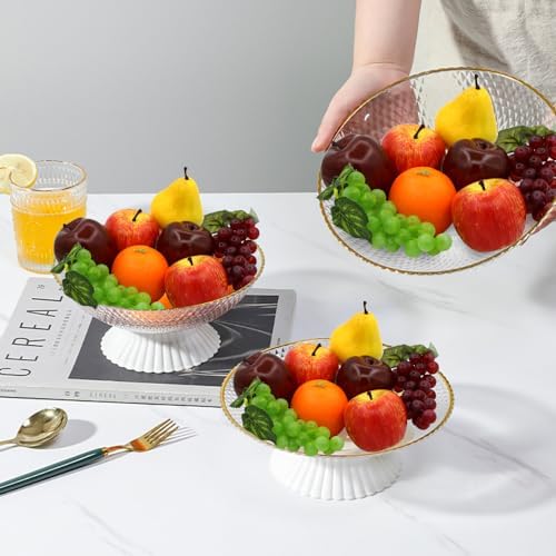 Laiiqi Artificial Fake Fruit 8 Pcs Centerpieces Decor Set