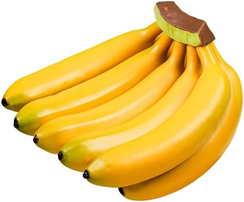 Folmywy 9-Head Banana Artificial Fruit Decor