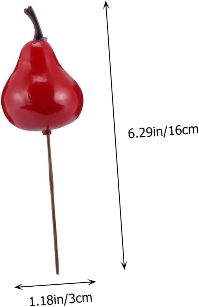 Zerodeko 12Pcs Artificial Pear Christmas Decor