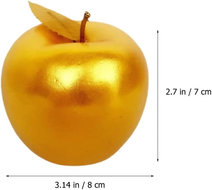4pcs Artificial Apples for Home Kitchen Decoration