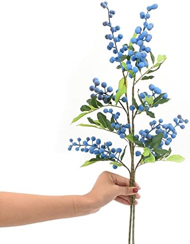 HUIANER Artificial Blueberries 275 Lifelike Decor