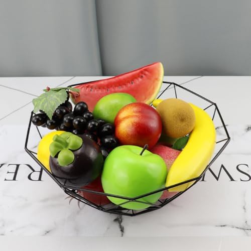 Ginojex Artificial Fruit 13 Pcs Realistic Foam Fake Fruits Set