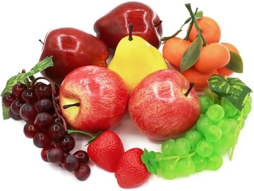 15 Realistic Artificial Fruits Decor Set