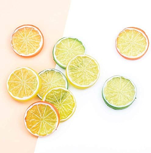 30Pcs Artificial Lemons Realistic Wedding Decor Photography Props