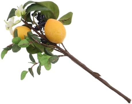 Luxshiny Spring Lemon Blueberry Artificial Fruit Branch