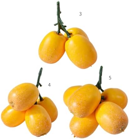MOMOJIA Artificial Loquat Fruit Realistic Decoration