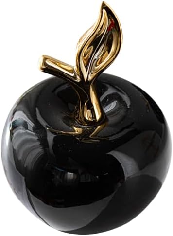 MAGICLULU Realistic Ceramic Apple Statue