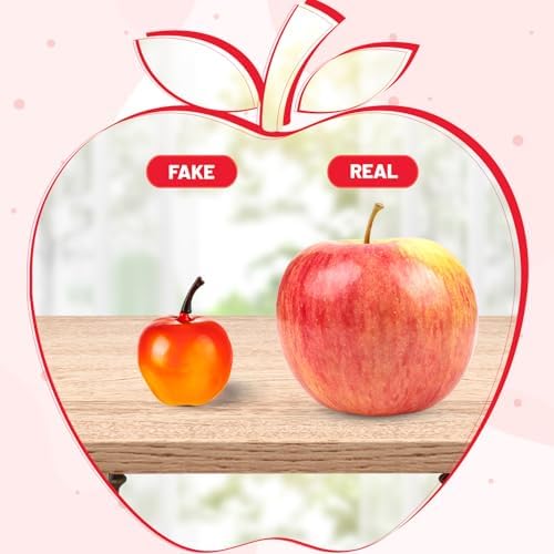 40pcs Fake Mini Red Apples for Decor and Crafts