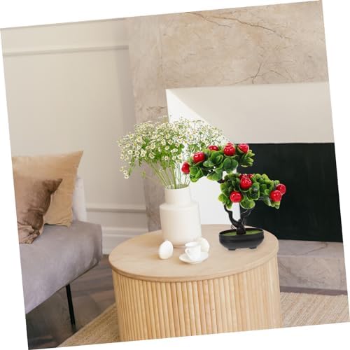 Vaguelly Realistic Artificial Fruit Tree Pot Decor
