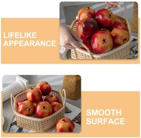 Kichvoe Realistic Weighted Pomegranate Decor