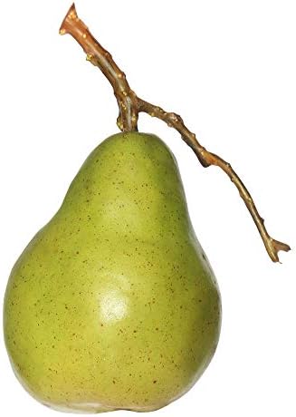 Vickerman 90MM Artificial Green and Yellow Pears 6 Pack