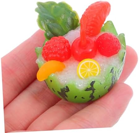 5pcs Lifelike Watermelon Bowls Artificial Fruit Decor