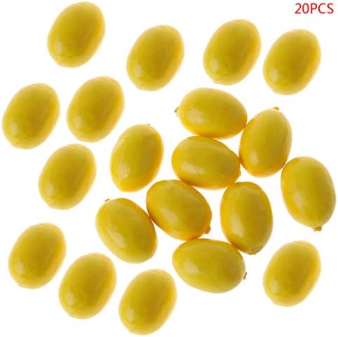 20pcs Artificial Lemon Home Decor Display
