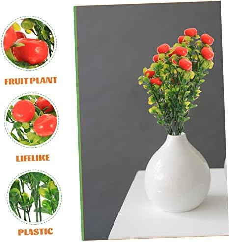 2Pcs Artificial Fruit Branches Realistic Decor