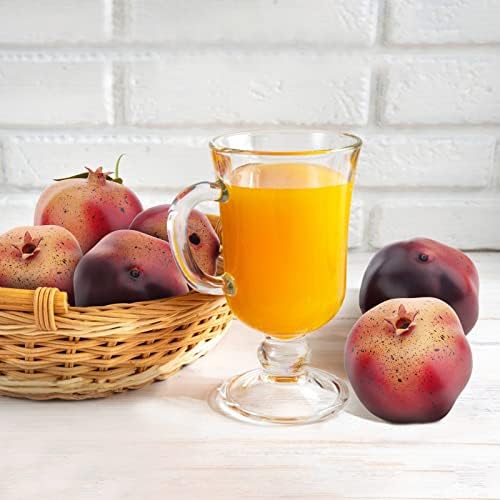 Woration 6PCS Artificial Pomegranates Realistic Decor Fruits