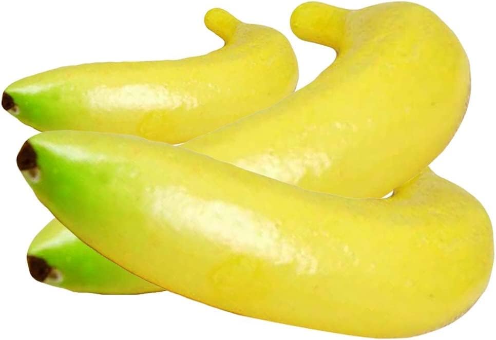 HONUTIGE Artificial Banana 17cm Home Decor Prop