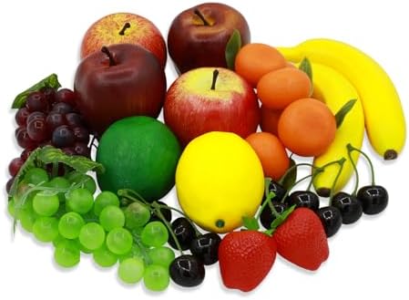 23 PCS Lifelike Artificial Fruit Decor Set