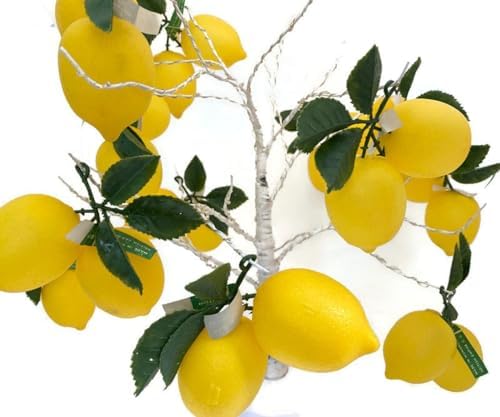 Bright Yellow Artificial Lemons for Party Decor