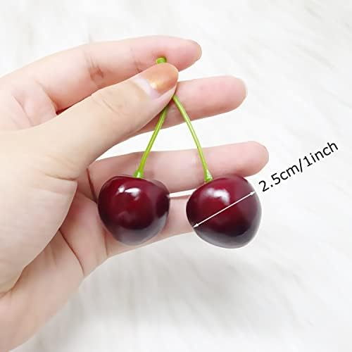 Honbay 30PCS 1 Inch Artificial Cherry Decoration