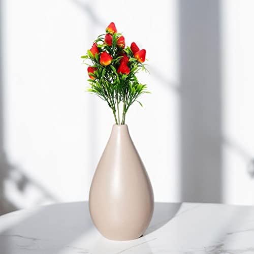 VOSAREA Artificial Strawberry Branch for Home Decor