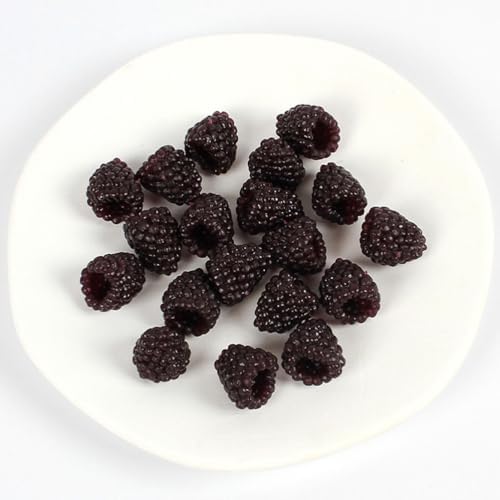 Alasum Artificial Raspberry 16PCS Lifelike Plant Decor Photography Props